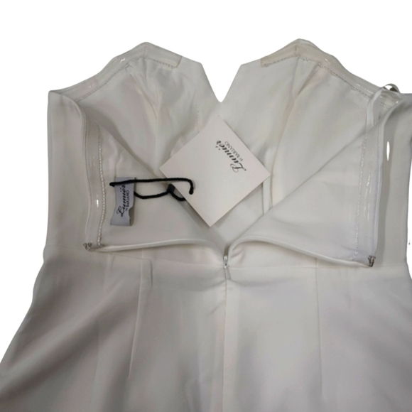 Revolve - Crystallized Mini Dress in White by Lumier x Revolve  sz Sm NWT - Picture 10 of 13